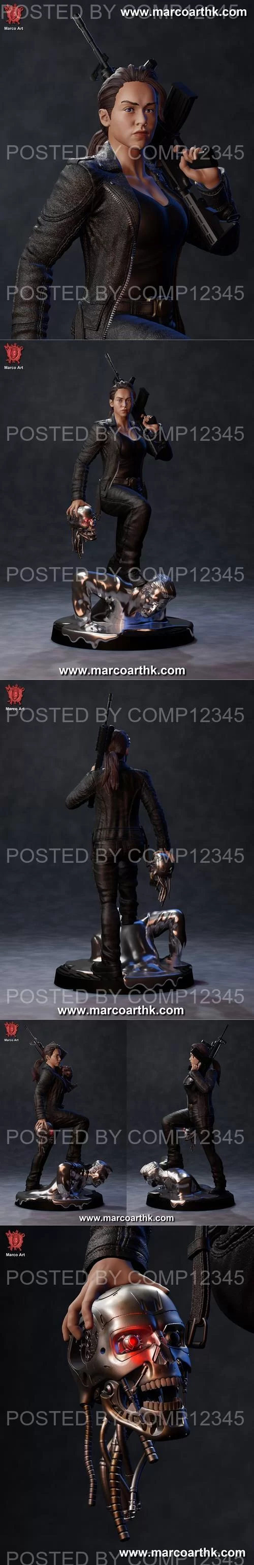 Marco Art - Terminator Sarah Connor 3D Print