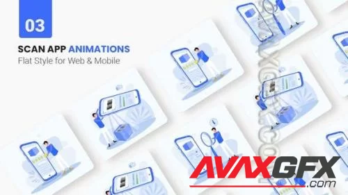 Scan App Animations - Flat Concept 46232807 [Videohive]