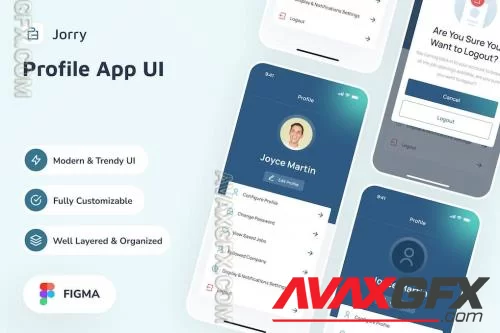 Jorry - Profile App UI 2LXXAGZ