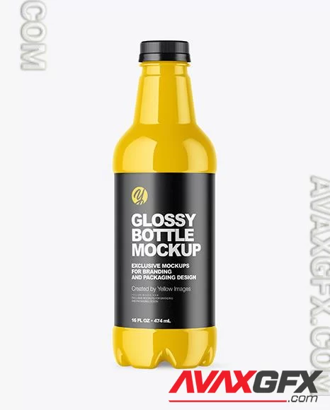 Glossy Bottle Mockup 46588 TIF