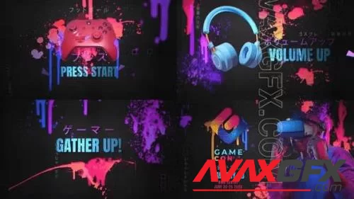 Videohive - Ink Drip & Splash Event Promo Intro 46282851