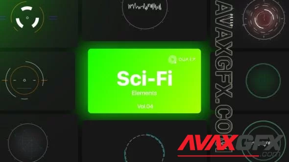 Sci-Fi UI Elements Vol. 04 46400614 [Videohive]