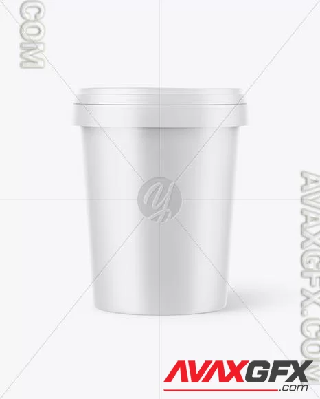 Matte Ice Cream Cup Mockup 45662 TIF