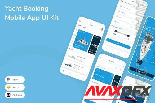 Yacht Booking Mobile App UI Kit