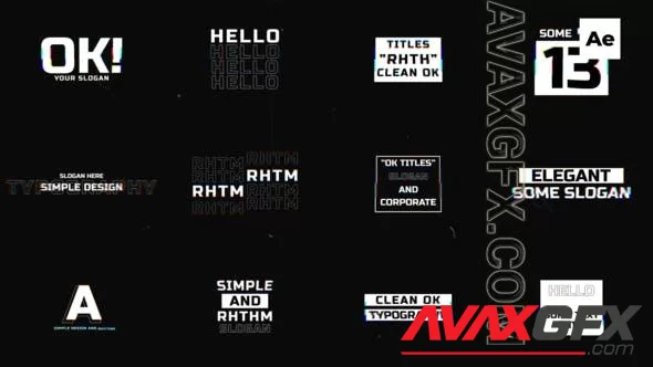 Rhythm Black Titles 46371449 [Videohive]