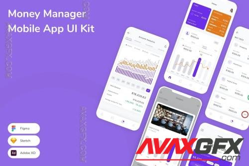 Money Manager Mobile App UI Kit