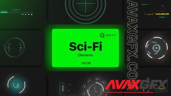 Sci-Fi UI Elements Vol. 08 46400679 [Videohive]