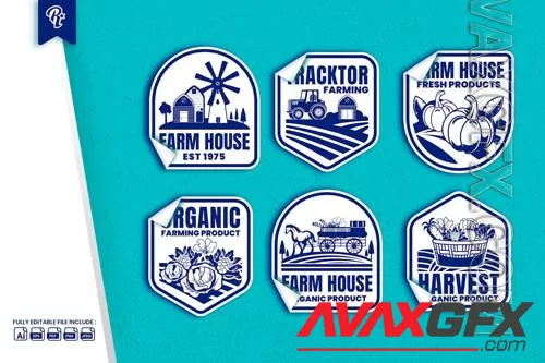 Farmer Badge Sticker vol 2