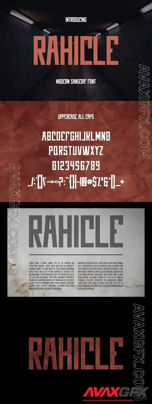 Rahicle Font