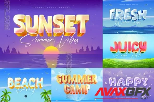 Summer Text Effects