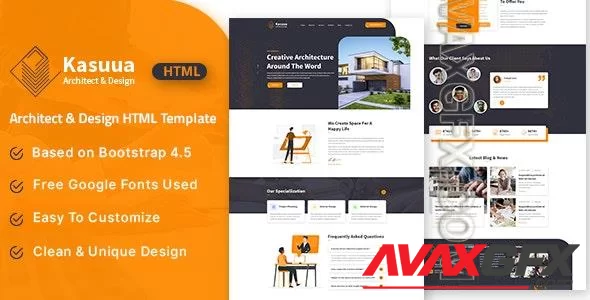 Kasuua – Architect & Design HTML Template 32287350
