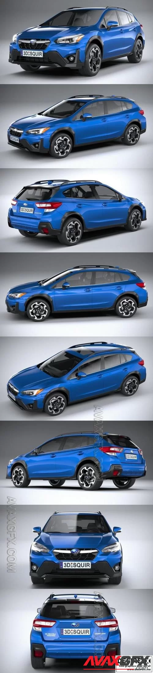 Subaru Crosstrek 2021 - 3d model