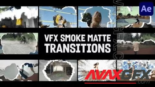 Videohive - VFX Smoke Matte Transitions for After Effects - 46324518