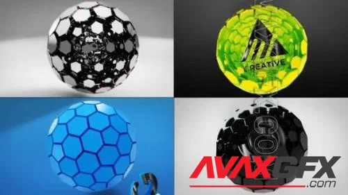 Videohive - Tech Sphere Logo Reveals - 46351755