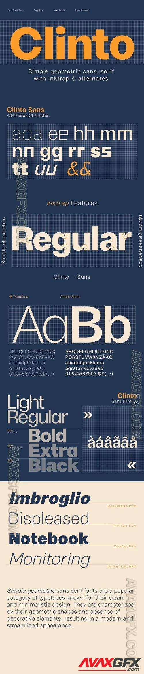 Clinto Sans Font