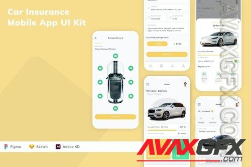 Car Insurance Mobile App UI Kit