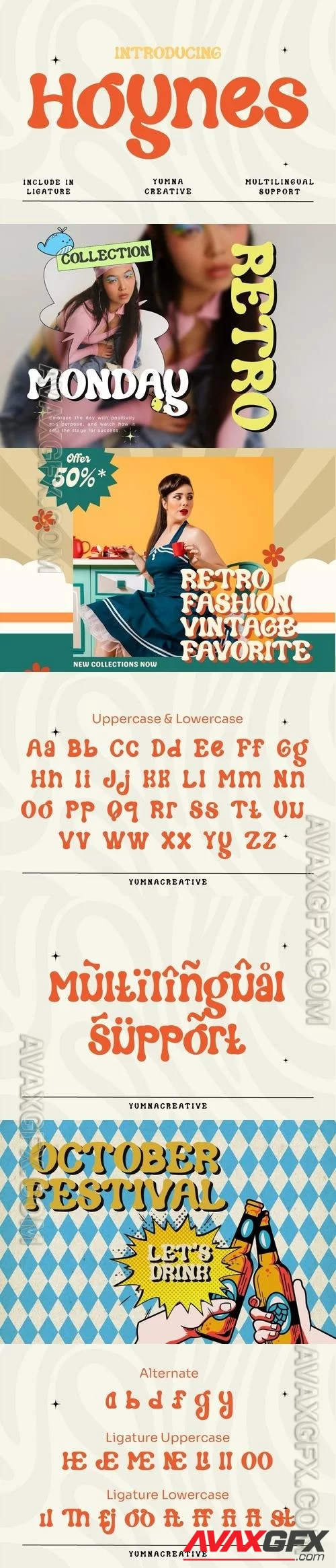 Hoynes - Retro Font