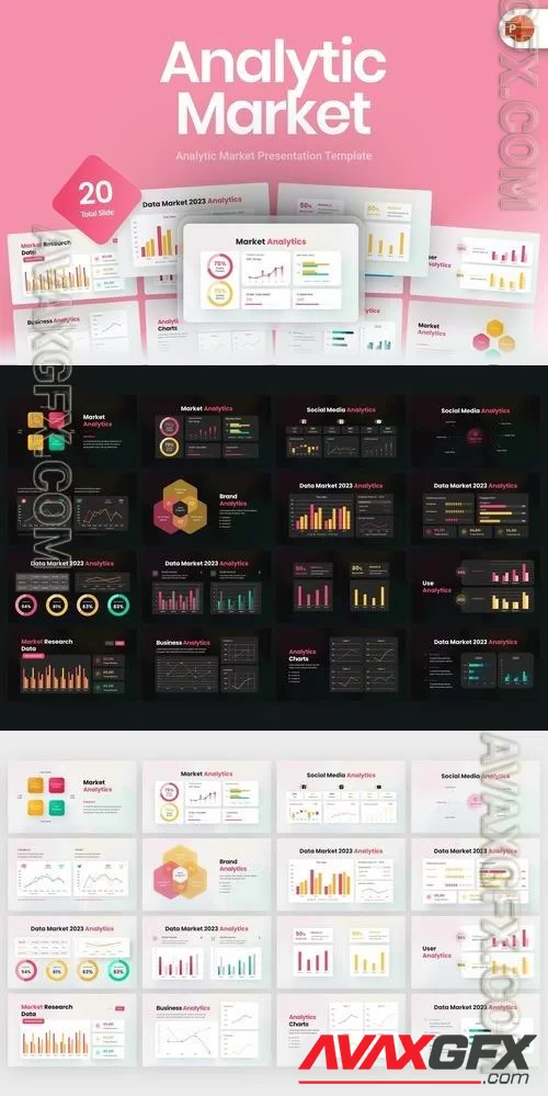 Analytic Market PowerPoint Template