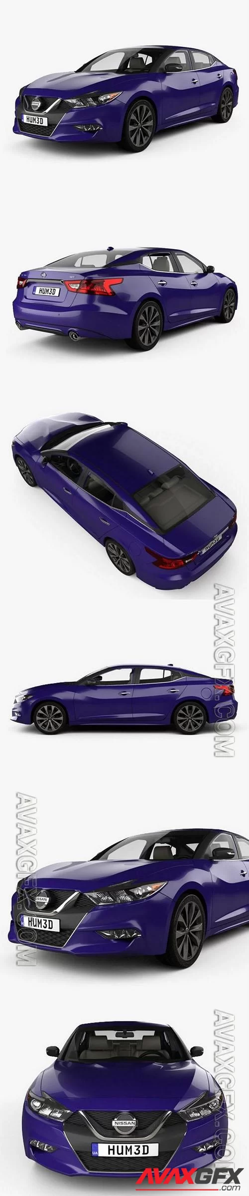 Nissan Maxima 2016 - 3d model