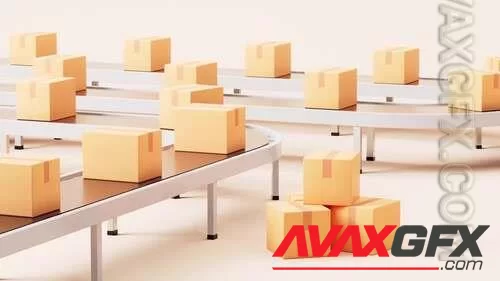 MA - Boxes On The Conveyor Belt 1639662