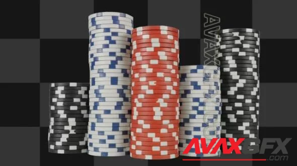 MA - Casino Chips On Alpha 1439602
