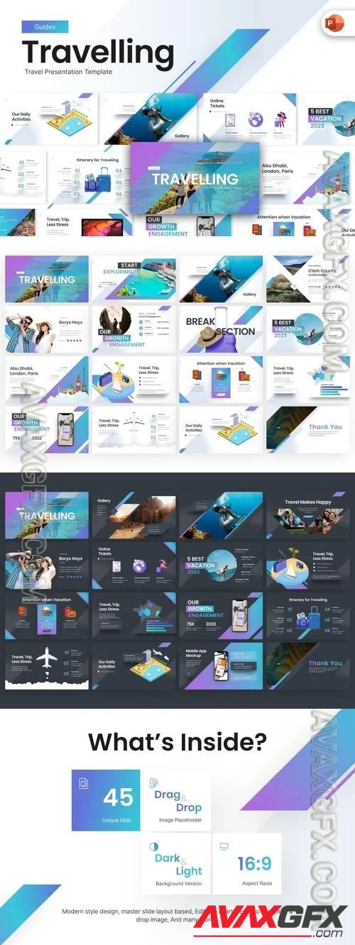 Travelling Guide PowerPoint Template