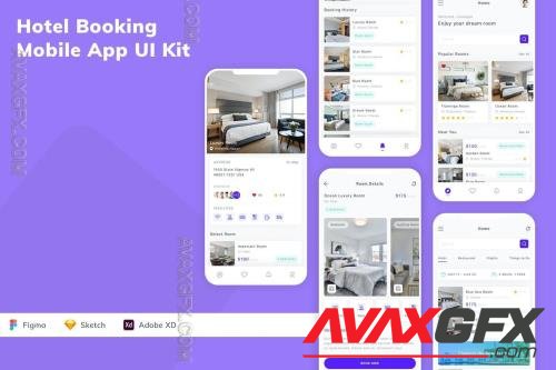 Hotel Booking Mobile App UI Kit