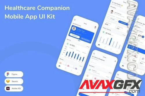 Healthcare Companion Mobile App UI Kit