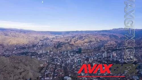 MA - Aerial Of La Paz At Sunrise 1590710