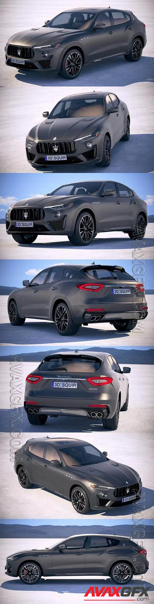 Maserati Levante Trofeo 2019 - 3d model