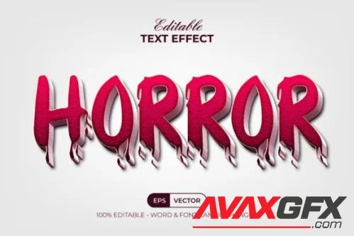 Horror Text Effect Slime Style - 21318870