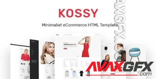 ThemeForest - Kossy v1.16 - Minimalist eCommerce HTML Template - 21638537