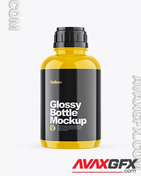 Glossy Bottle Mockup 45735 TIF