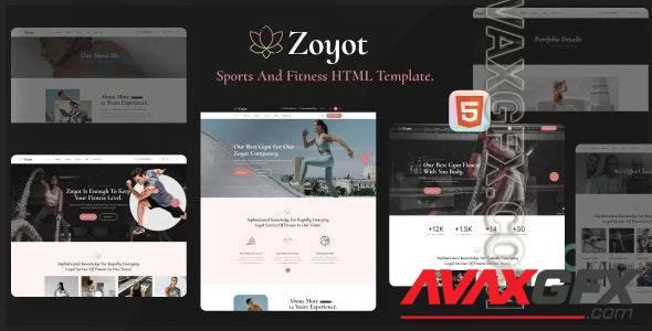 Zoyot - Sports and Fitness HTML Template 42641476