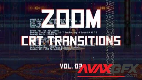 CRT Zoom Transitions Vol. 03 46176043 [Videohive]