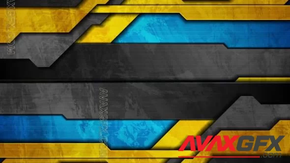 MA - Bright Blue And Yellow Grunge Background 1553228