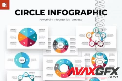 Circle Infographics PowerPoint Template Diagrams