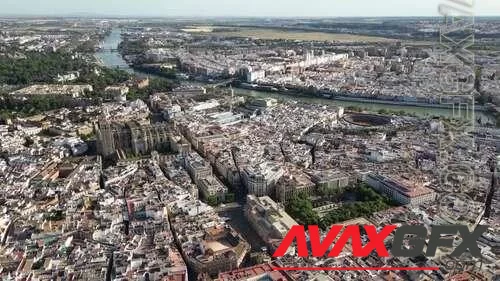 MA - Aerial Shot Of Seville City 1642294