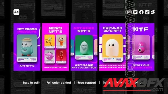 NFT Instagram Stories 46352677 [Videohive]