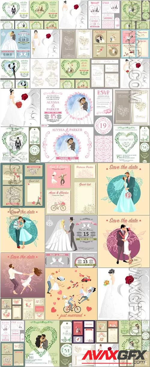 Wedding vector collection