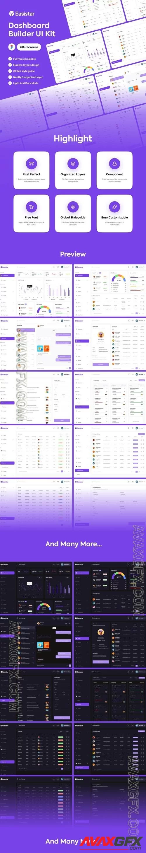 Easistar - Dashboard UI Kit