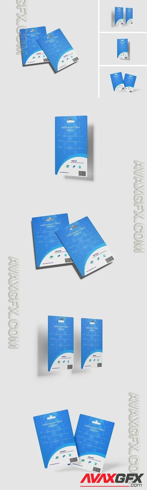 Hanging Gift Card Mockup V1