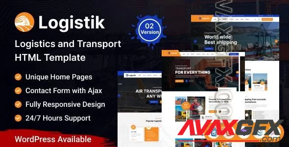 Logistik - Transport & Logistics HTML Template 45899301