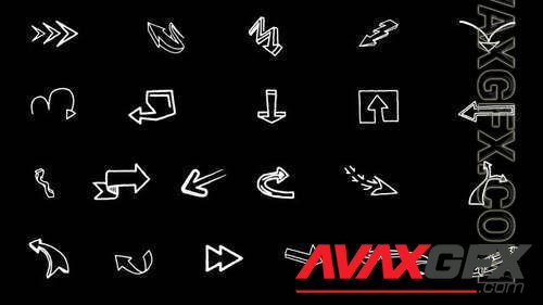 MA - Animated Cartoon Arrows Pack Loop 1438217