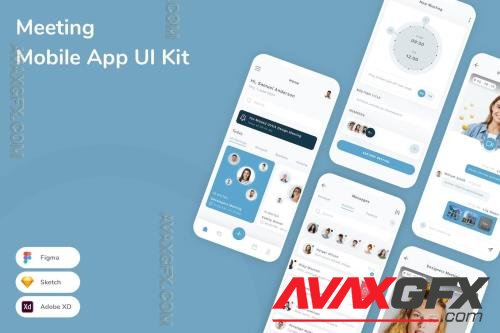 Meeting Mobile App UI Kit