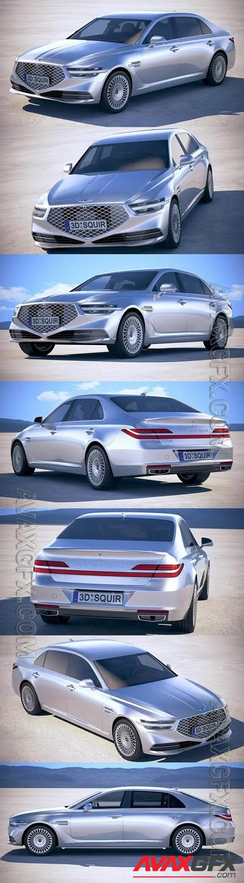 Genesis G90 2020 - 3d model