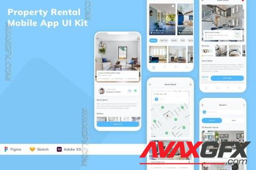 Property Rental Mobile App UI Kit