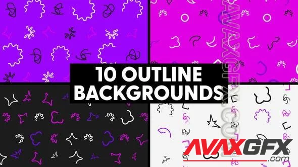 Geometric Lines Backgrounds 46358530 [Videohive]