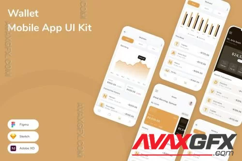 Wallet Mobile App UI Kit LQHRWX7