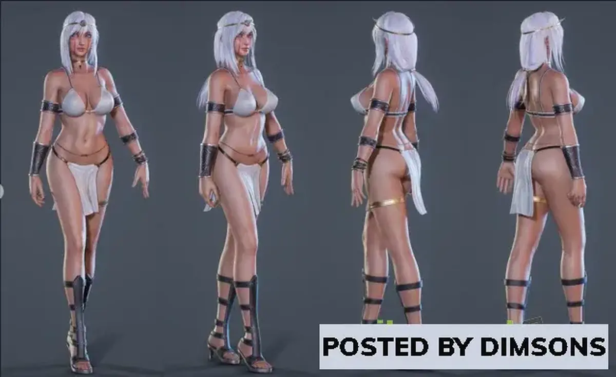 Unreal Engine Characters Ancient Tribal Goddess - Game Ready v4.27